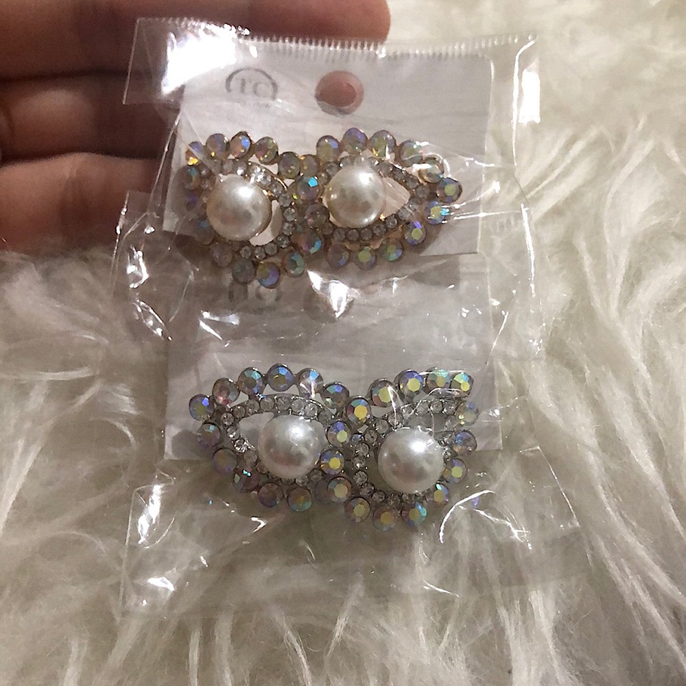 GOLD AND SILVER EARRINGS BUNDLE